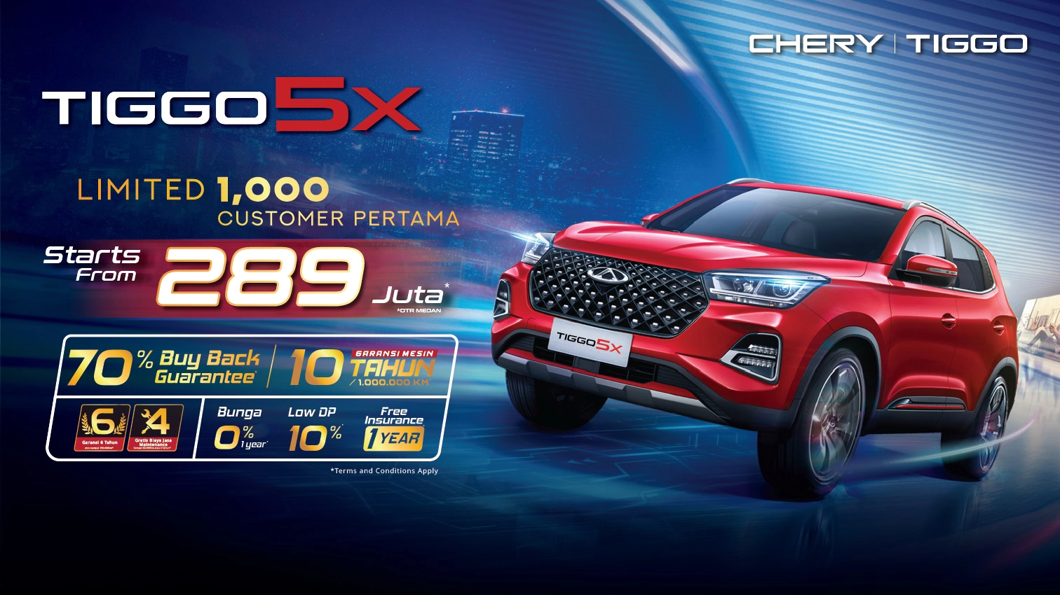 Chery Tiggo 5x Banner