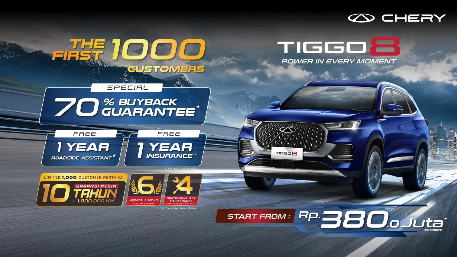 Chery Tiggo 8 Banner